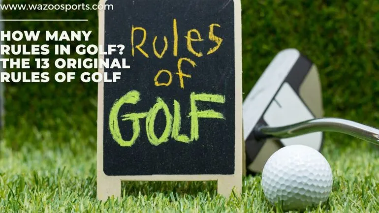 13 Original Rules Of Golf