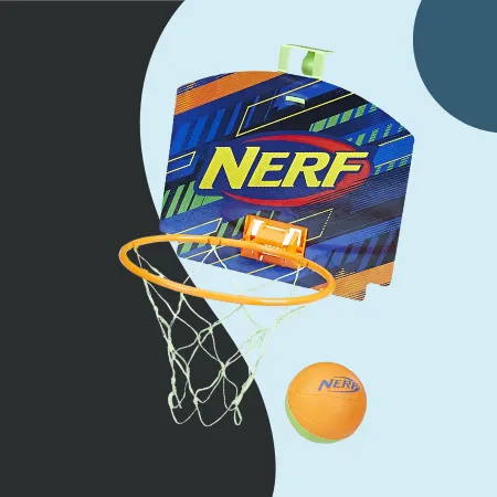 Nerf Sports Nerfoop Orange_Green Ball